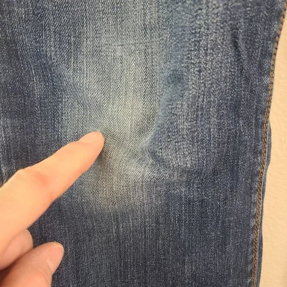 Levis 526 Blue Jeans Womens Sz 6 Slender Boot Cut Medium Wash Work Western Rodeo - Picture 8 of 12